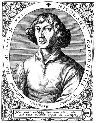 Nicola Copernico, astronomo polacco da A. de Bry