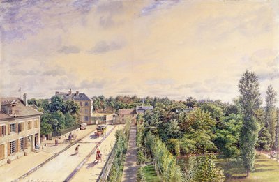 La casa degli ospiti a Sèvres, c.1840 da A. de Lareuziere