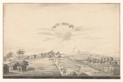 Vista del forte di Salatiga da A. de Nelly (possibly)