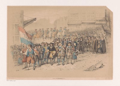 Corteo storico in occasione della V.O.C. da A. van Groeneveldt