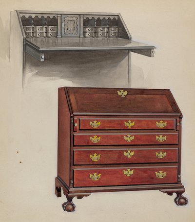Scrivania da Aaron Dermansky