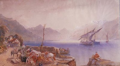 Sulla riva di un lago italiano da Aaron Edwin Penley
