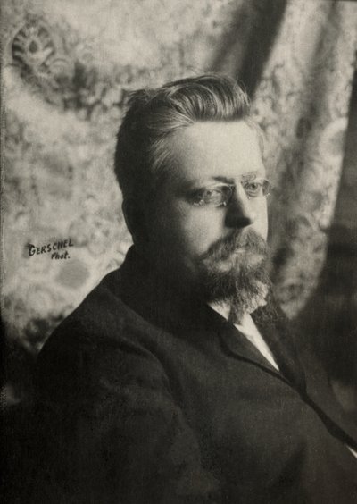 Ritratto del pittore francese Charles Lucien Leandre ( 1862 da Aaron Gerschel