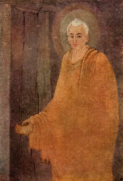 Buddha come mendicante da Abanindranath Tagore