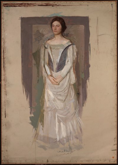 Donna in piedi da Abbott Handerson Thayer
