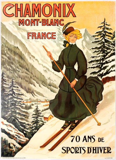 Chamonix Mont Blanc 70 anni di sport invernali da Abel Faivre