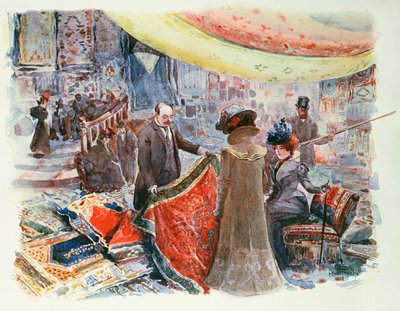 La sala di un grande magazzino a Place Clichy, Parigi, c.1900 da Abel Truchet