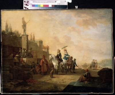 Viaggiatori a cavallo da Abraham Jansz Begeyn