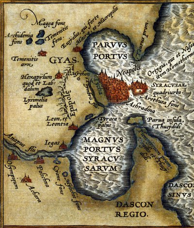 Il porto antico di Siracusa in Sicilia da 