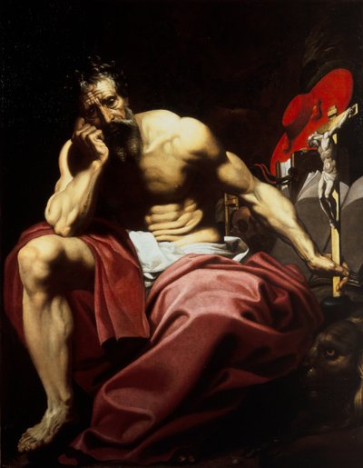 San Girolamo, c.1610 da Abraham (attr.to) Janssens