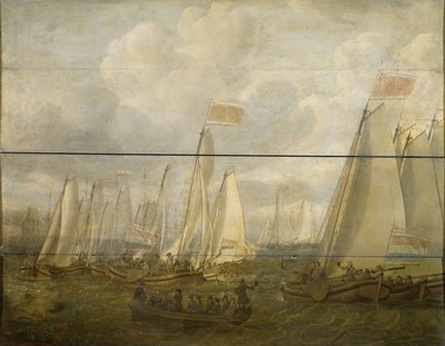 Parata marina sullo Y ad Amsterdam da Abraham  Alewijn