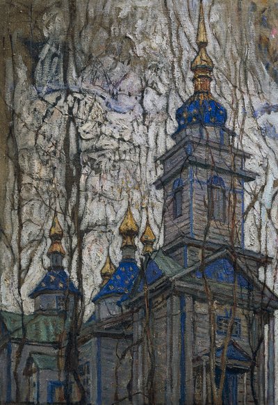 Chiesa di legno da Abraham Anshelovich Manievich