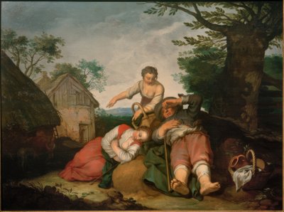 Scena contadina con il figliol prodigo da Abraham Bloemaert