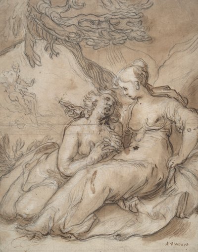 Cerere e Proserpina (?) da Abraham Bloemaert