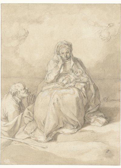 La Sacra Famiglia da Abraham Bloemaert