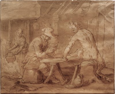 Il satiro dal contadino da Abraham Bloemaert