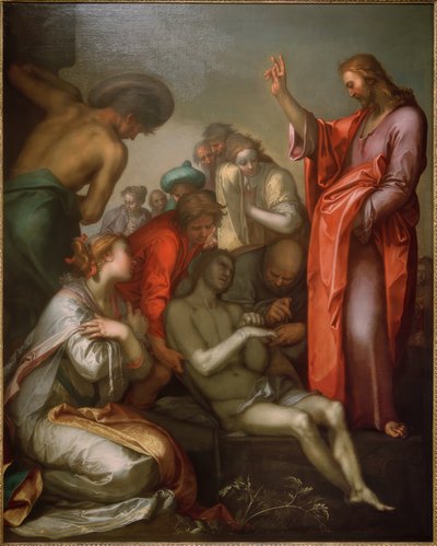 La resurrezione di Lazzaro da Abraham Bloemaert