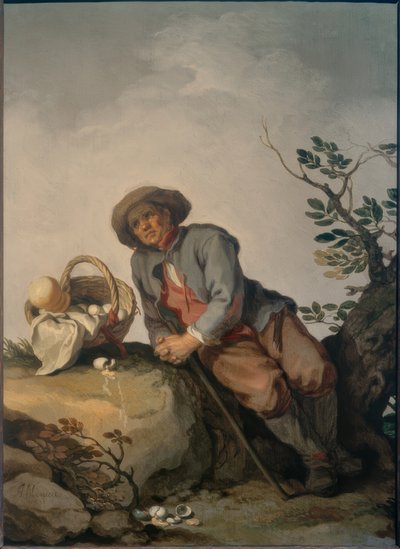 Contadino delle uova da Abraham Bloemaert