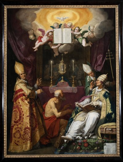 I quattro padri della chiesa: rappresentazione di Sant