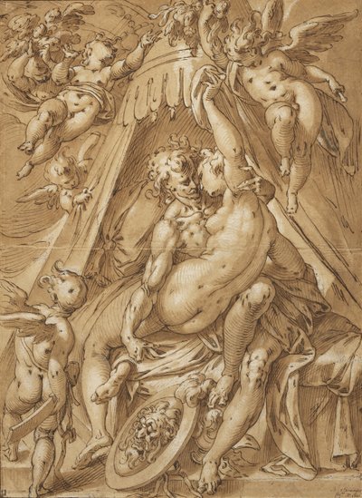 Marte e Venere da Abraham Bloemaert