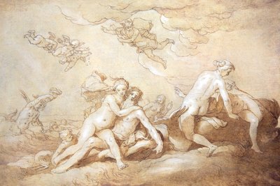 Nettuno e Anfitrite da Abraham Bloemaert