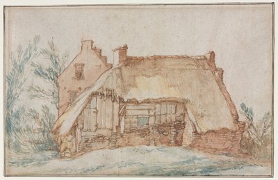 Cottage del contadino (recto) da Abraham Bloemaert