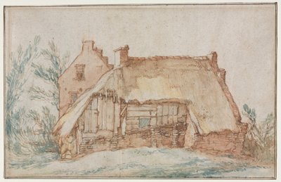Cottage di contadini recto, c. 1600 da Abraham Bloemaert