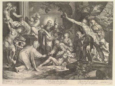 Resurrezione di Lazzaro, ca. 1600 da Abraham Bloemaert