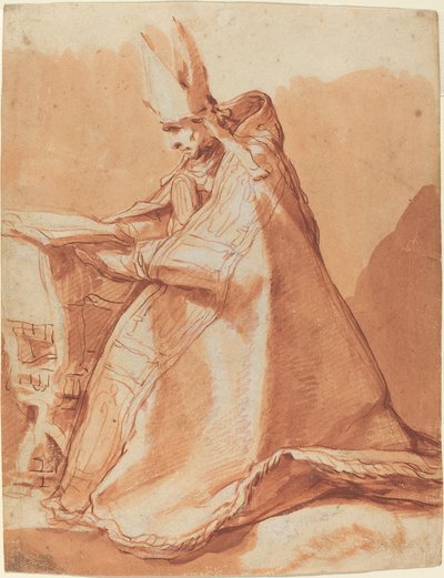 Vescovo seduto da Abraham Bloemaert