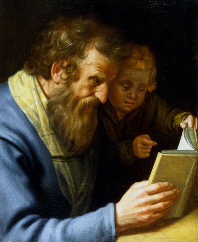 San Matteo e un Angelo, 1621 da Abraham Bloemaert