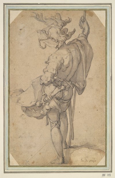Soldato in piedi da Abraham Bloemaert