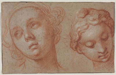 Due teste femminili, prima metà del XVII secolo da Abraham Bloemaert