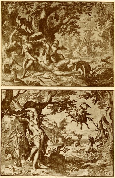 Venere e Adone da Abraham Bloemaert