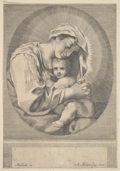Vergine e Bambino da Abraham Blooteling