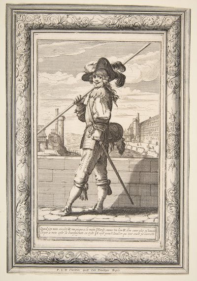 Un Picchiere, 1632 da Abraham Bosse
