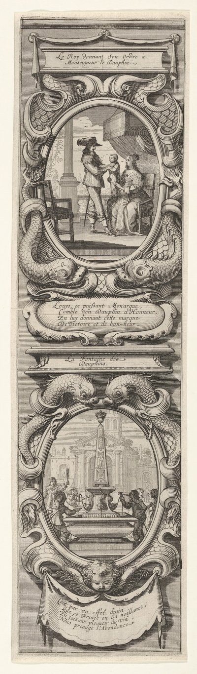 Allegorie in onore della nascita del Delfino da Abraham Bosse