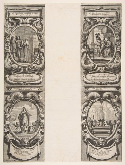 Almanacco per il 1639: Luigi XIII e Anna d