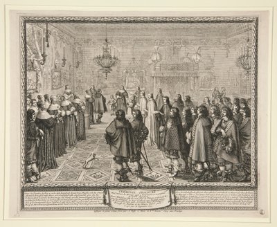 Cérémonie Observée au Contrat de Mariage da Abraham Bosse
