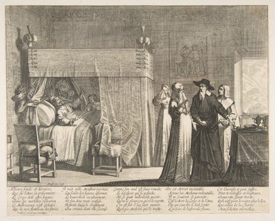 Morte del ricco da Abraham Bosse