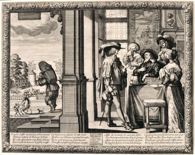 Partenza del figlio prodigo da Abraham Bosse
