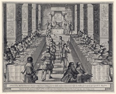 Disposizione del banchetto, da 