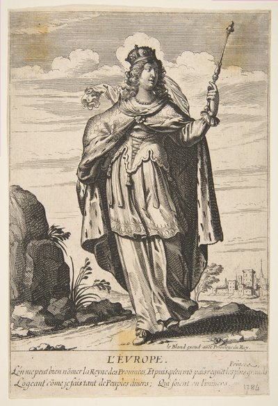 Europa, metà-fine XVII secolo da Abraham Bosse