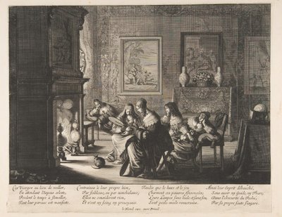 Vergini stolte dormienti da Abraham Bosse