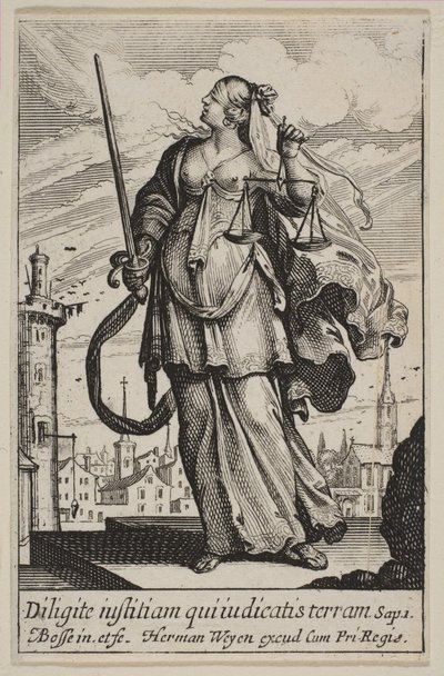 Giustizia da Abraham Bosse
