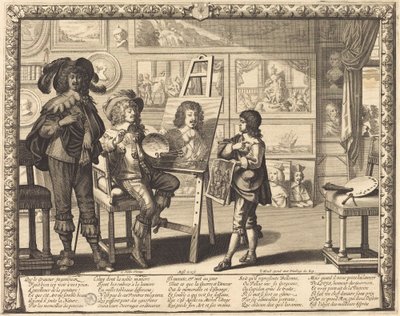 Il nobile pittore da Abraham Bosse