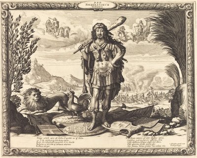 Luigi XIII come Ercole da Abraham Bosse