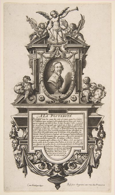 Ritratto di Jacques Callot da Abraham Bosse