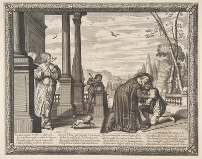 Ritorno del figliol prodigo da Abraham Bosse