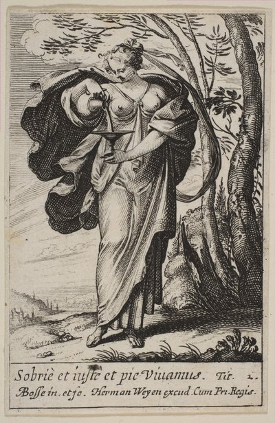 Temperanza, 1636 da Abraham Bosse
