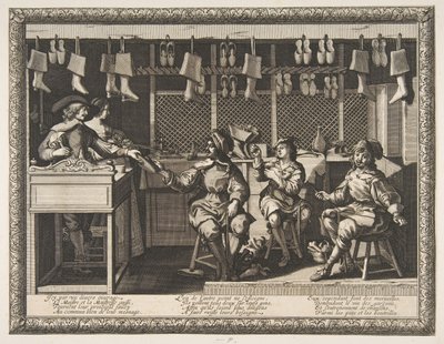 Il calzolaio, ca. 1632-33 da Abraham Bosse